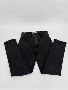 Everlane Black Denim Straight -Leg Jeans